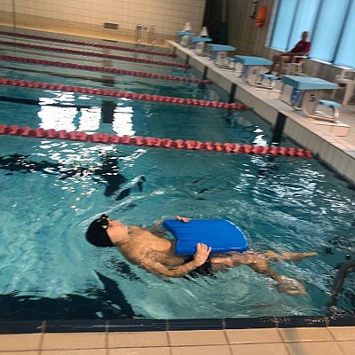  Grafika #7: Zajęcia z projektu "Umiem pływać" dla klas 3