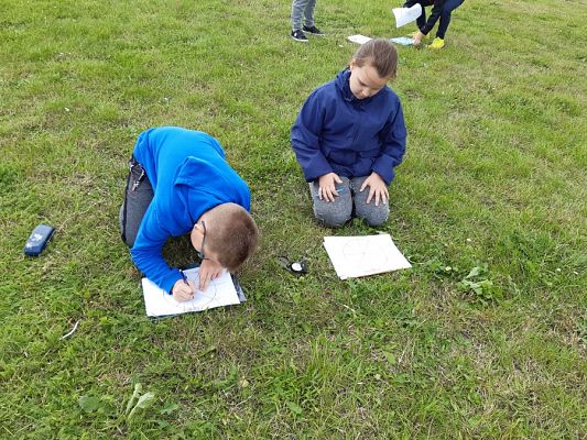  Grafika #15: PRZYRODA W TERENIE- JAK POSŁUGIWAĆ SIĘ KOMPASEM.