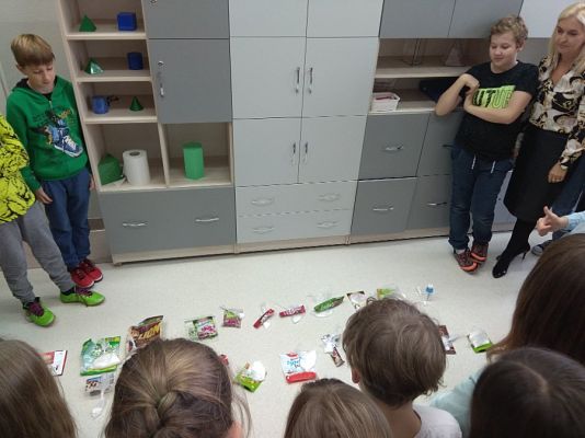  Grafika #10: "Ile cukru jest w słodyczach?"- warsztaty