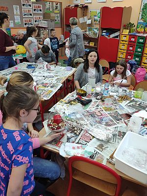  Grafika #0: Warsztaty świąteczne w klasie 2b