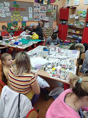  Grafika #1: Warsztaty świąteczne w klasie 2b