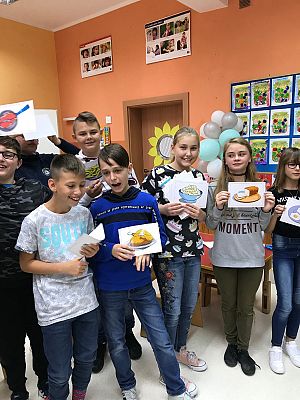  Grafika #3: Klasa 6a promuje zdrowie w grupie przedszkolnej