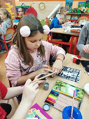  Grafika #0: Klasa 2b włączyła się w udział akcji BohaterON – włącz historię!