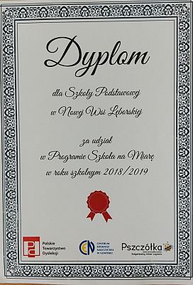  Grafika #0: Wyróżnienie dla naszej szkoły w programie Szkoła na miarę ucznia z dysleksją
