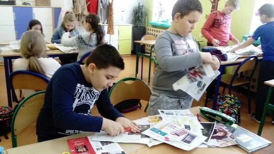  Grafika #7: "Jestem już w sieci" - zajęcia w klasie 4c w ramach projektu "Myślę pozytywnie"