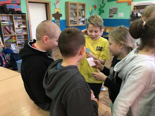  Grafika #1: "Andrzejki" w klasie 4a