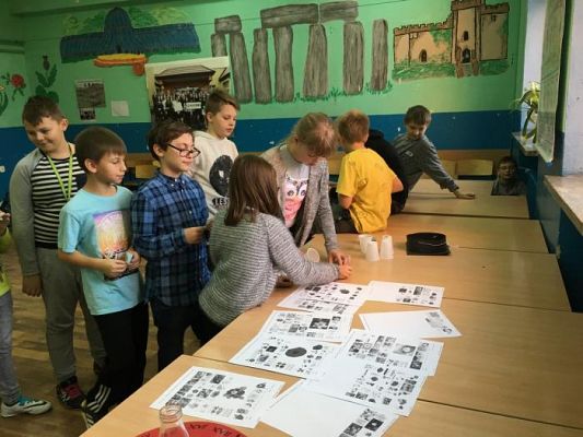  Grafika #2: "Andrzejki" w klasie 4a