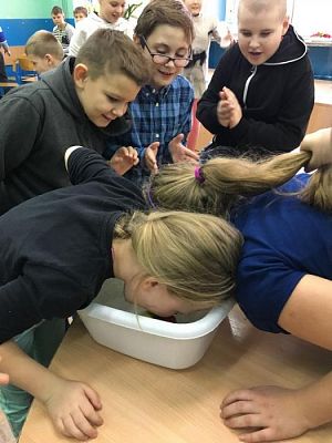  Grafika #7: "Andrzejki" w klasie 4a