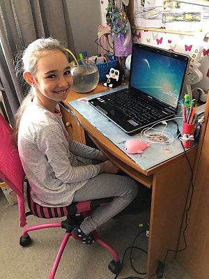  Grafika #1: Zdalne nauczanie klasa 2 a