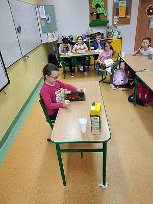 Grafika #6: Konkurs Pięknego Czytania w 3A