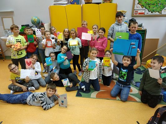  Grafika #4: Uczniowie klasy 3A w kampanii BohaterON’’