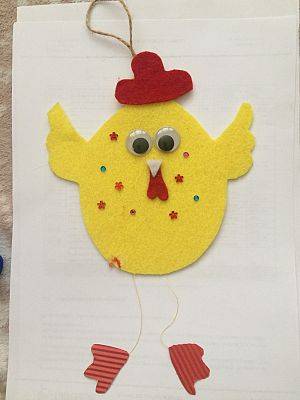  Grafika #4: Zdalna nauka - Wielkanocne Kurczaki prace klas 4-6