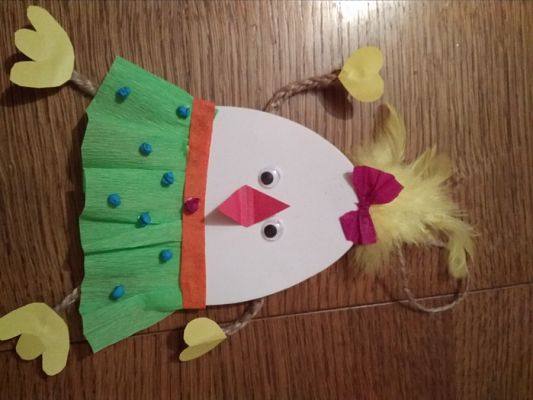 Grafika #9: Zdalna nauka - Wielkanocne Kurczaki prace klas 4-6