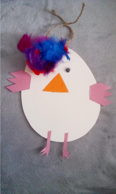  Grafika #18: Zdalna nauka - Wielkanocne Kurczaki prace klas 4-6