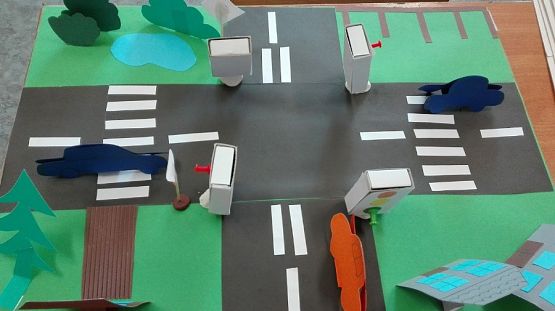 Grafika #18: MAKIETA SKRZYŻOWANIA - klasy 4
