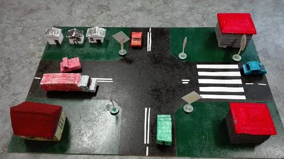 Grafika #21: MAKIETA SKRZYŻOWANIA - klasy 4