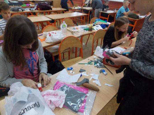  Grafika #6: Sowy z szyszek