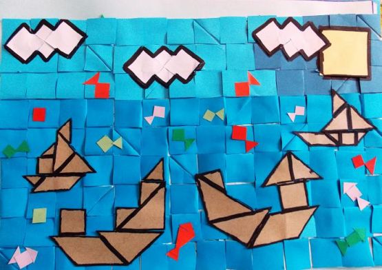  Grafika #23: Prace uczniów szkoły podstawowej i gimnazjum wykonane na Wojewódzki Konkurs Matematyczno - Plastyczny