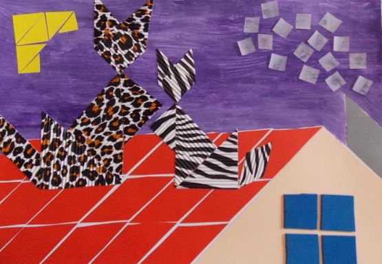  Grafika #24: Prace uczniów szkoły podstawowej i gimnazjum wykonane na Wojewódzki Konkurs Matematyczno - Plastyczny