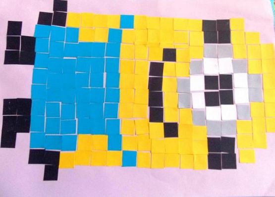  Grafika #5: Prace uczniów szkoły podstawowej i gimnazjum wykonane na Wojewódzki Konkurs Matematyczno - Plastyczny