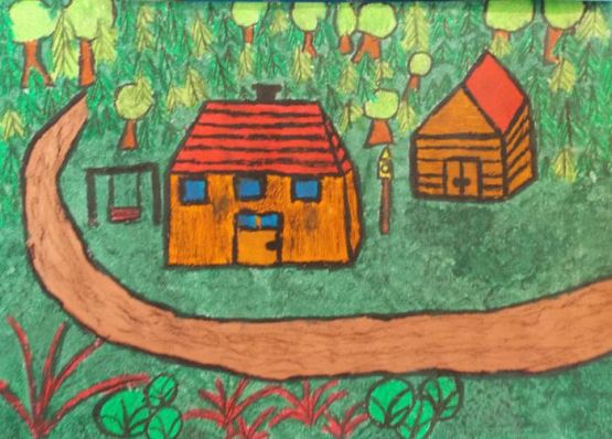  Grafika #28: Prace uczniów szkoły podstawowej i gimnazjum wykonane na Wojewódzki Konkurs Matematyczno - Plastyczny