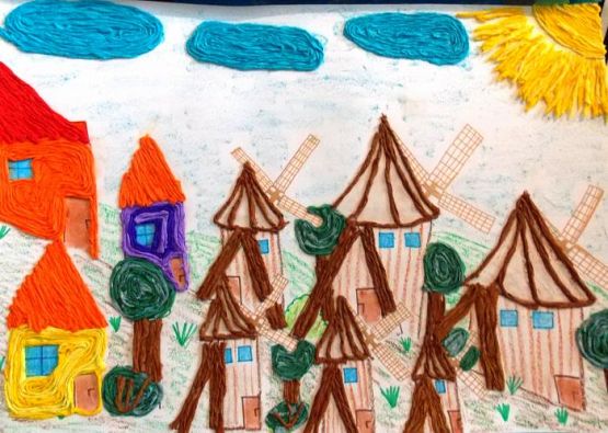  Grafika #30: Prace uczniów szkoły podstawowej i gimnazjum wykonane na Wojewódzki Konkurs Matematyczno - Plastyczny