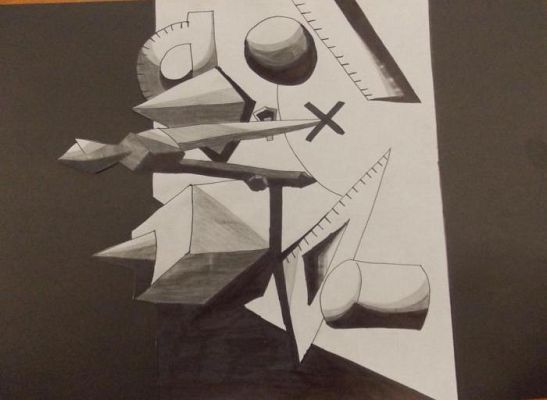  Grafika #21: Prace uczniów szkoły podstawowej i gimnazjum wykonane na Wojewódzki Konkurs Matematyczno - Plastyczny