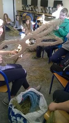  Grafika #2: Zające z siana klasa 1b gimnazjum