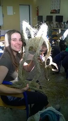  Grafika #0: Zające z siana klasa 1b gimnazjum