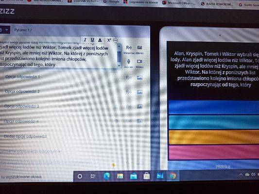 Grafika #5: Przygotowujemy pytania do szkolnego quiz "Matematyka na talerzu"